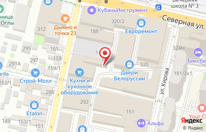 Компания Кубань-Инструмент на Северной улице на карте