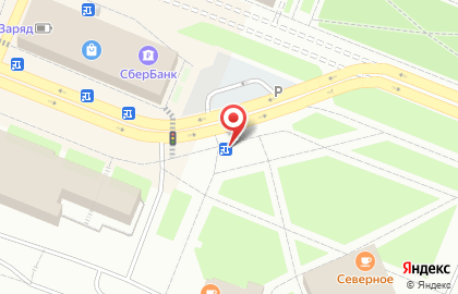 Кафе Маячок на набережной Северной Двины на карте
