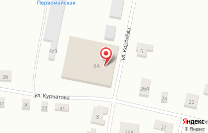 Строительная база Первомайская на карте