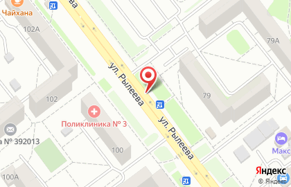 УМКА на улице Рылеева на карте