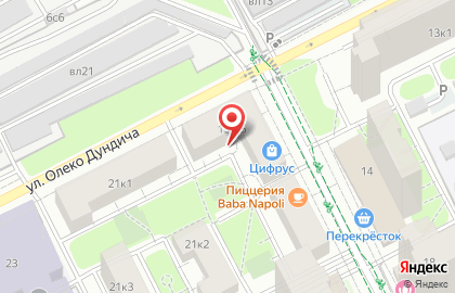 Рус-Крепеж на улице Олеко Дундича на карте