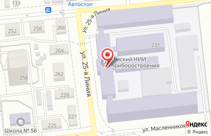 ОНИИП, ОАО Омский НИИ приборостроения на карте