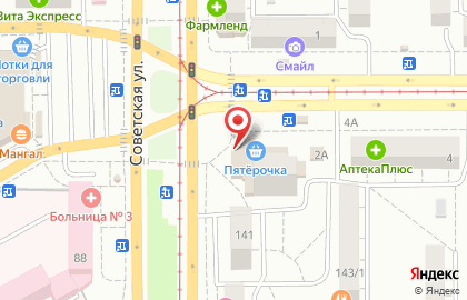 Служба курьерской доставки СберЛогистика в Правобережном районе на карте