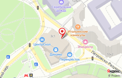 IT-компания Корпорация Галактика на Петровском парке (СЛ) на карте