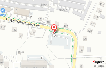Автостоянка в Калининграде на карте