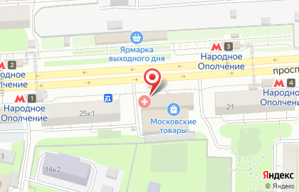 Столовая Эдем на проспекте Маршала Жукова на карте