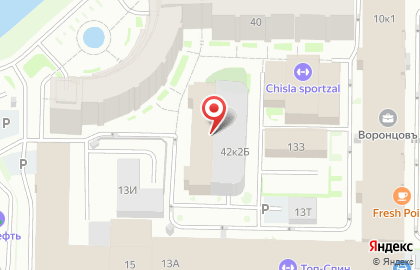 Контек на Песочной набережной на карте