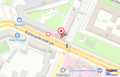 Служба заказа товаров аптечного ассортимента Аптека.ру на Кольцовской улице на карте