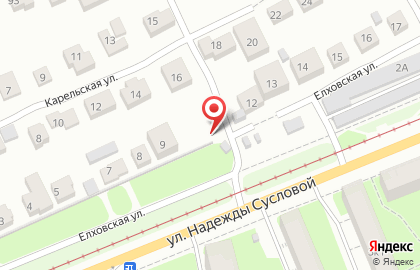 Шиномонтажная мастерская на Елховской улице на карте