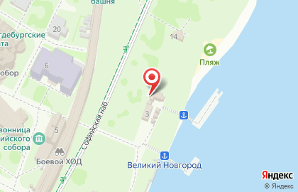 На Причале на Софийской набережной на карте