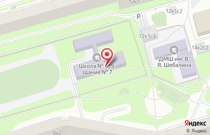 Школа №939 в Борисовском проезде, 10 к 2 на карте