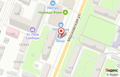 Веломагазин Лорактрейд на Московской улице на карте