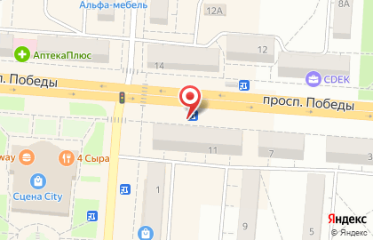 Цветочный бутик на проспекте Победы на карте