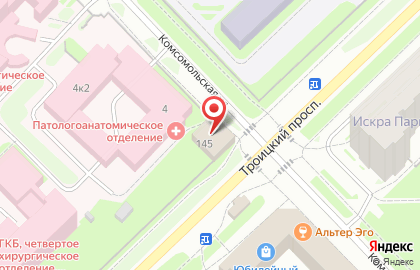 Сеть ритуальных агентств на Троицком проспекте на карте