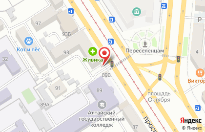 Магазин печатной продукции Роспечать на проспекте Ленина, 93 киоск на карте