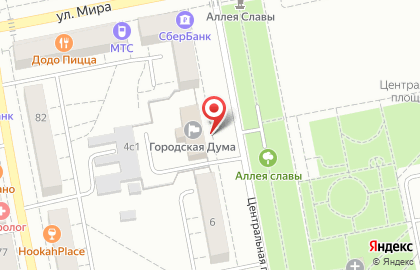Дума городского округа Тольятти на карте