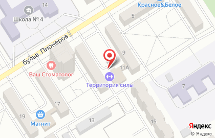 Страховая компания СберСтрахование на ​бульваре Пионеров на карте