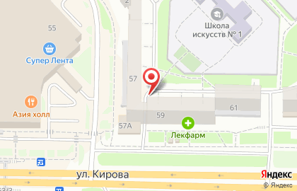 Ремонт стиральных машин в Новокузнецке в Новокузнецке на карте