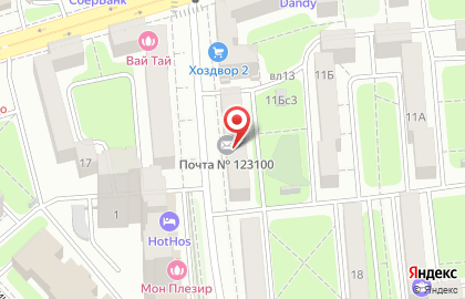 Магазин продовольственных товаров на улице Сергея Макеева на карте