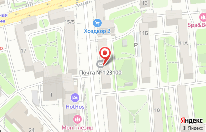 Почта России в Москве на карте