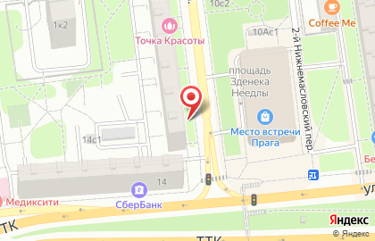 Центр выдачи и приема посылок Почта России на Башиловской улице на карте
