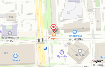 Сеть кафе-пельменных Патриот на Российской улице на карте
