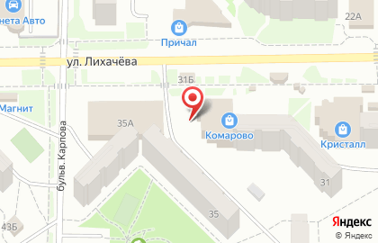 Ресторан доставки суши Edoff на улице Лихачёва на карте
