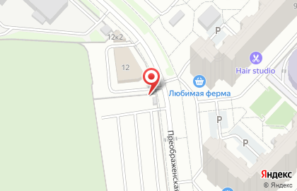 Автосервис ДвижОк на Преображенской улице на карте