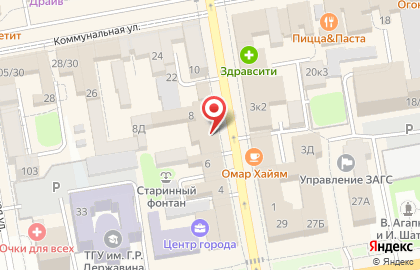 СберБанк в Тамбове на карте