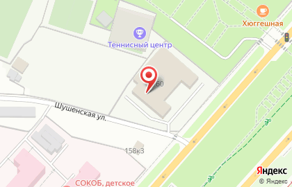 Экипировочный центр Теннисный Олимп на Ново-Садовой улице на карте