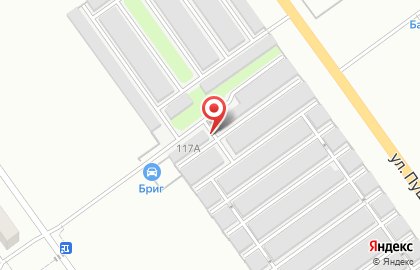 Гаражный кооператив Бриг на улице Пушкина на карте