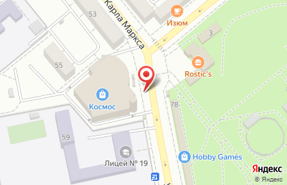 Пекарня-кондитерская Testo на улице Карла Маркса на карте