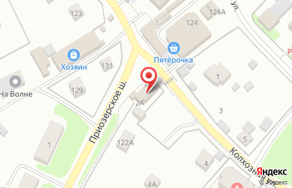 Продуктовый магазин Вираж на карте