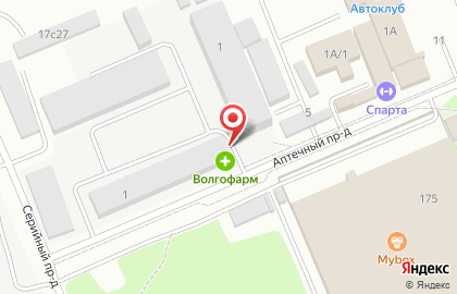 Банкомат СберБанк в Аптечном проезде на карте