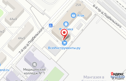 Магазин молочной продукции на Бульваре Рокоссовского на карте