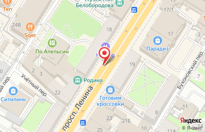 Ремонт телевизоров в Туле на проспекте Ленина на карте