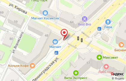 Федотовский хлеб на улице Ленинградской на карте