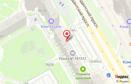 Компания Golden City на Комендантском проспекте на карте