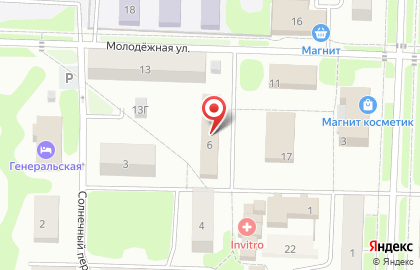Моя аптека в Солнечном переулке на карте