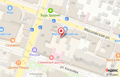 Карина на Московской улице на карте