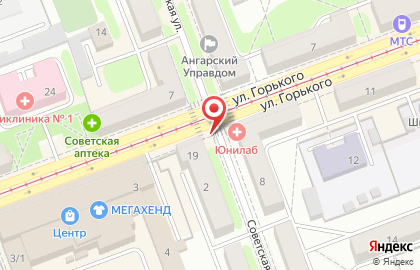 Новый Дом на улице Горького на карте