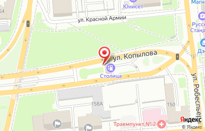 Столица-М на улице Копылова на карте
