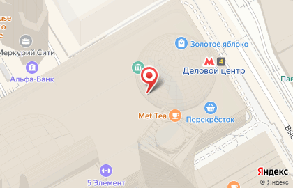 Терминал МТС-Банк на Пресненской набережной на карте