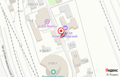 Киоск быстрого питания в Красносельском районе на карте