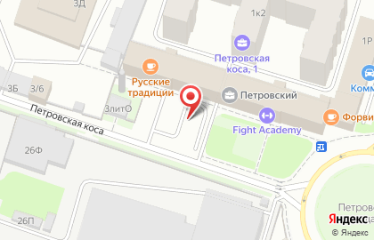 Единство на Петровской улице на карте