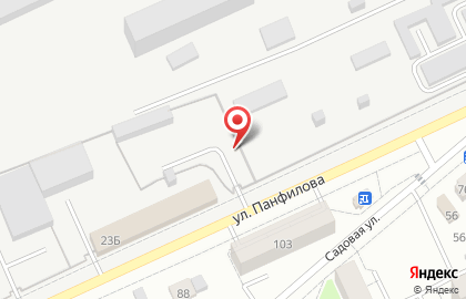 Автостоянка в Кургане на карте