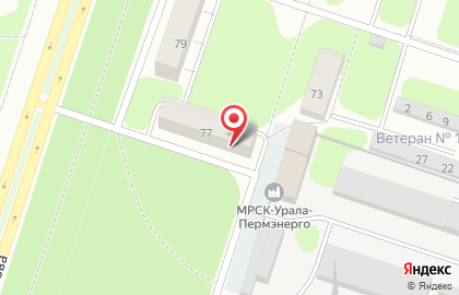 СШОР Березники на улице Ломоносова на карте