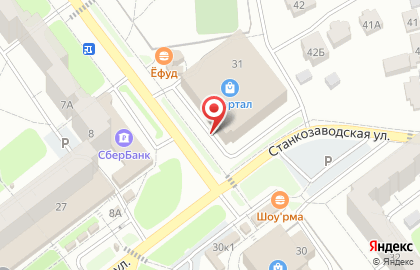Супермаркет цифровой и бытовой техники DNS на Станкозаводской улице на карте