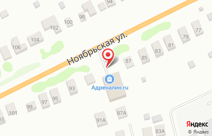 Магазин товаров для отдыха, рыбалки и туризма Адреналин.ru на улице Ноябрьской на карте