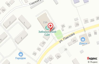Заборьевская сельская библиотека на карте
